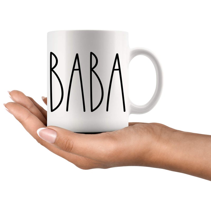 Moon9xx Baba Coffee Cup, Baba Gifts for Christmas, Birthday, Mother's Day, Father's Day, Family Coffee Mug - 11oz - Image 2